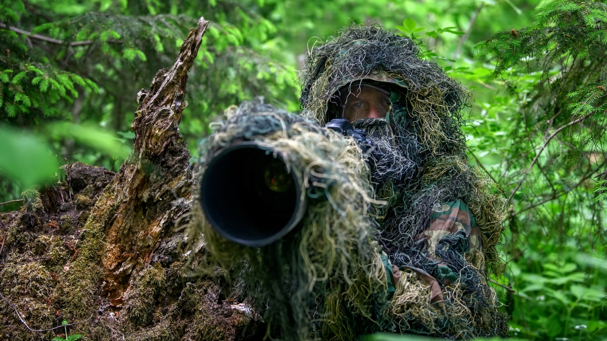 MIL-TEC - Strój maskujacy Ghillie Suit ''Anti Fire'' - Woodland